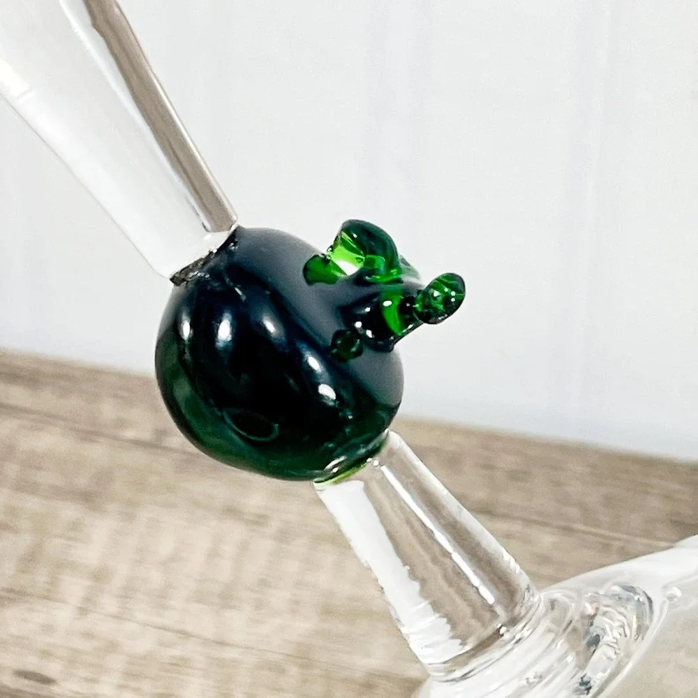 Vintage‎ Handblown Apple Martini Glass